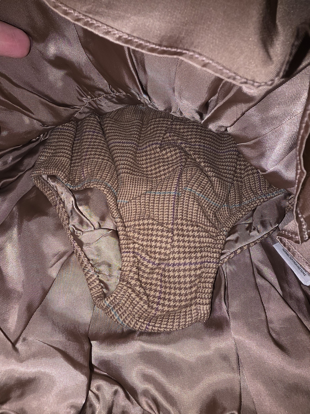 Ralph Lauren Classic Brown Plaid Smocked Front Girls Dress Size 18 Months - Picture 8 of 8
